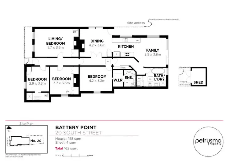 Floorplan of Homely house listing, 20 South Street, Battery Point TAS 7004