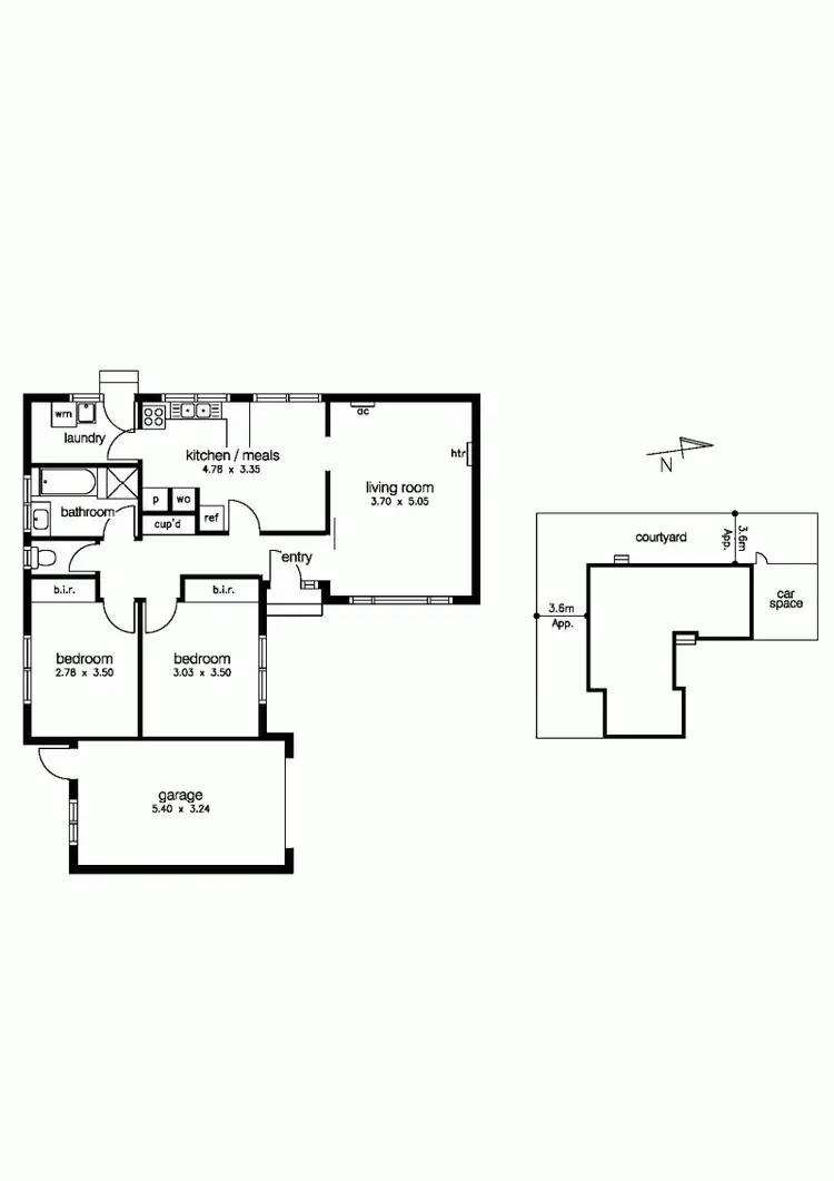 Floorplan of Homely unit listing, 3/9 David Street, Altona VIC 3018