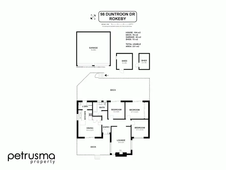 Floorplan of Homely house listing, 98 Duntroon Drive, Rokeby TAS 7019