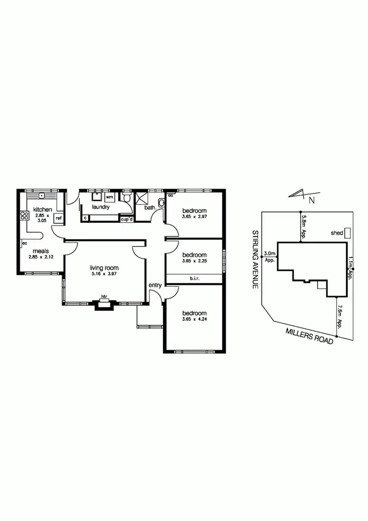 Floorplan of Homely house listing, 56 Millers Road, Seaholme VIC 3018