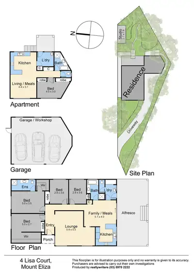 Floorplan of Homely house listing, 4 Lisa Court, Mount Eliza VIC 3930