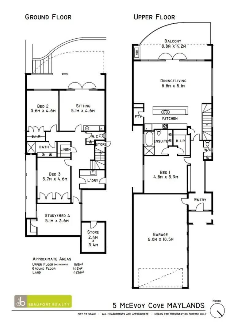 Floorplan of Homely house listing, 5 Mc Evoy Cove, Maylands WA 6051