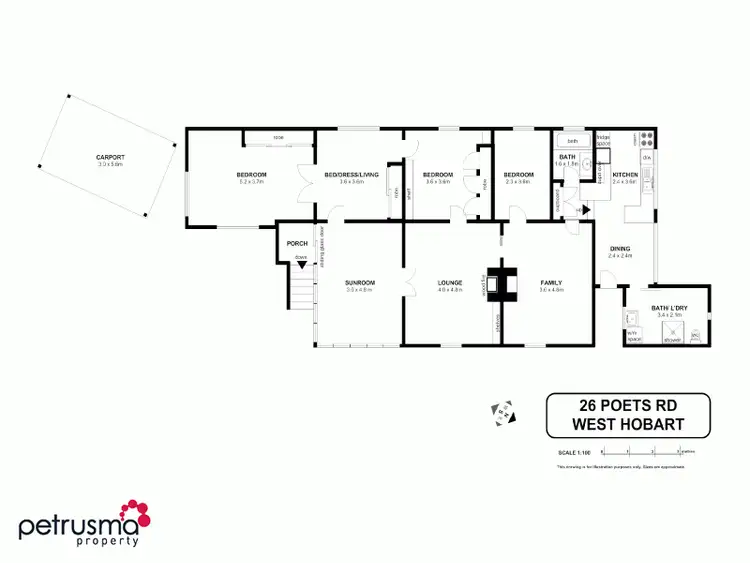 Floorplan of Homely house listing, 26 Poets Road, West Hobart TAS 7000