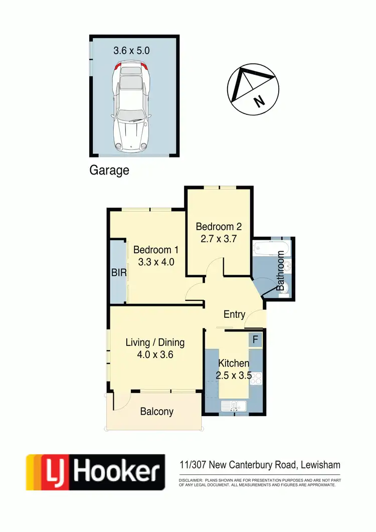 Floorplan of Homely apartment listing, 11/307 New Canterbury Road, Lewisham NSW 2049