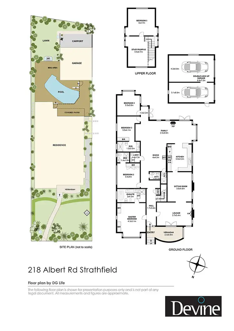 Floorplan of Homely house listing, 218 Albert Road, Strathfield NSW 2135