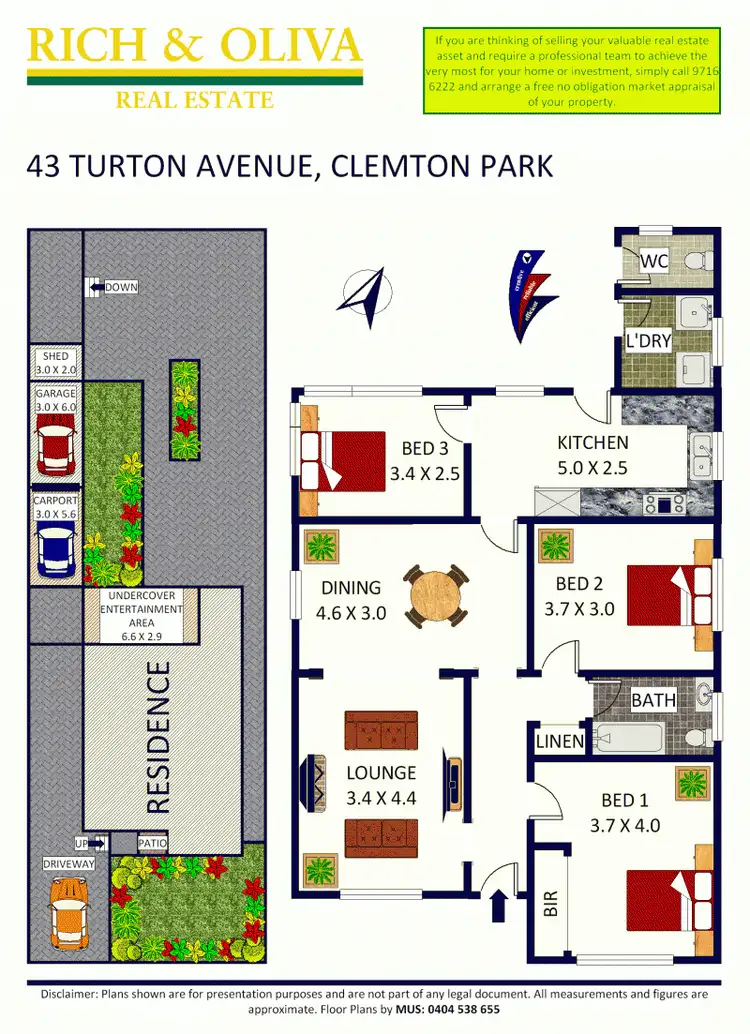 Floorplan of Homely house listing, 43 Turton Avenue, Clemton Park NSW 2206