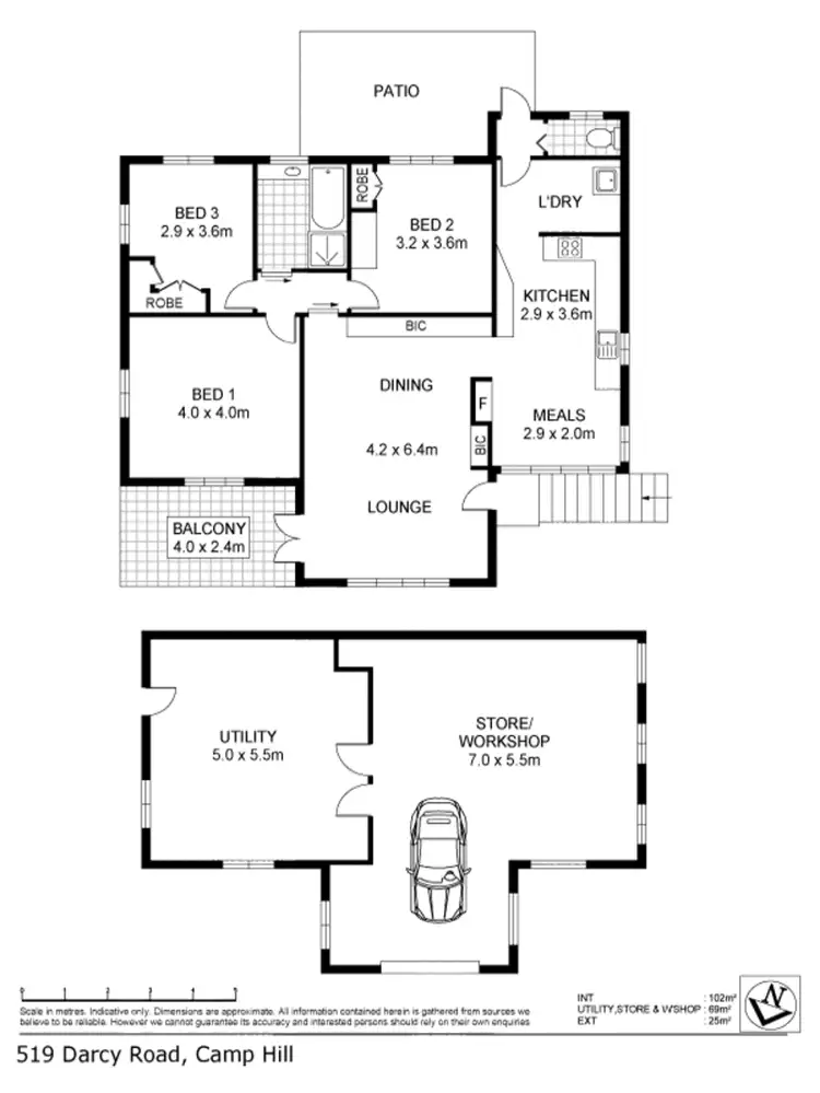 Floorplan of Homely house listing, 519 D'Arcy Road, Camp Hill QLD 4152