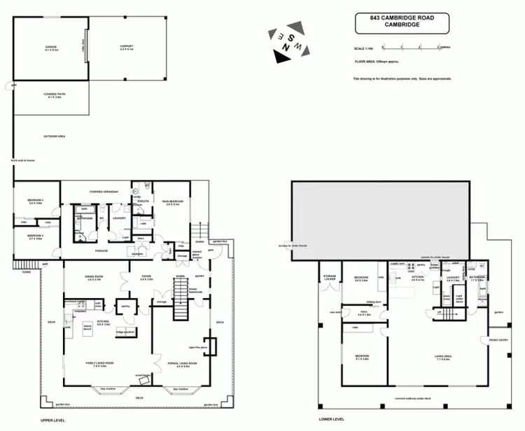 Floorplan of Homely house listing, 843 Cambridge Road, Cambridge TAS 7170