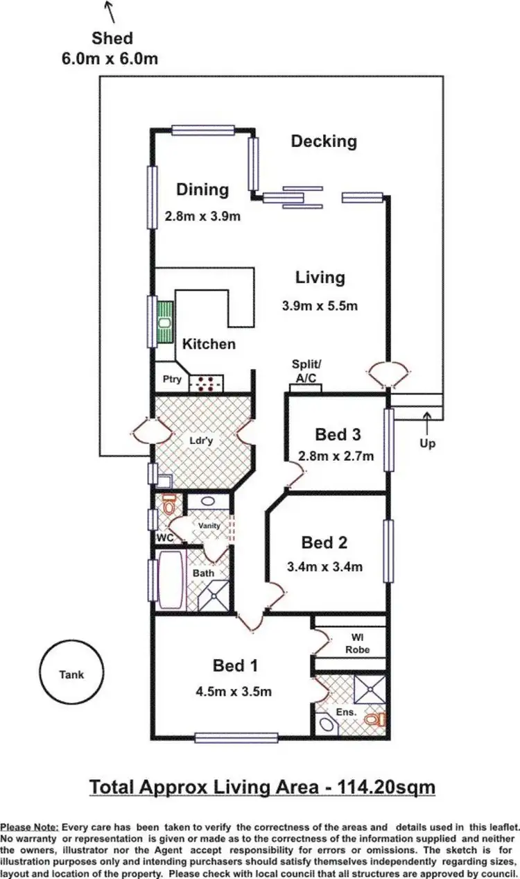 Floorplan of Homely house listing, Address available on request