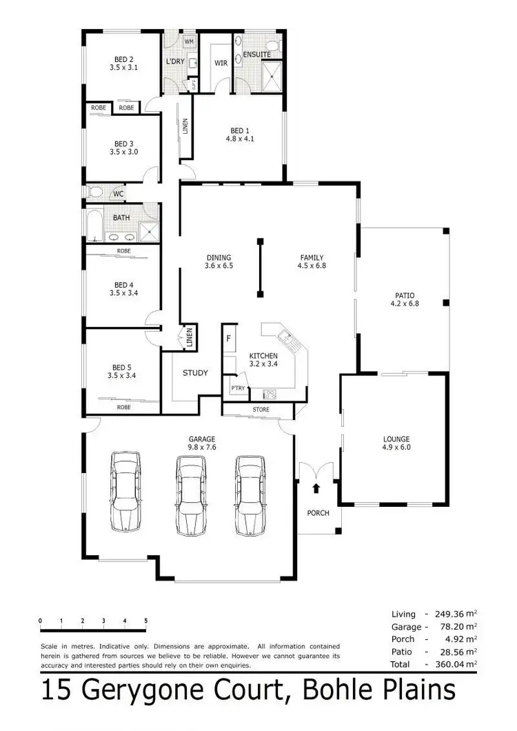 Floorplan of Homely house listing, 15 Gerygone Court, Bohle Plains QLD 4817