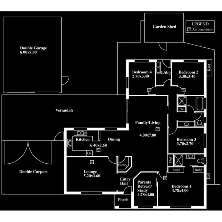 Floorplan of Homely house listing, 7 Cosgrove Crescent, Old Reynella SA 5161