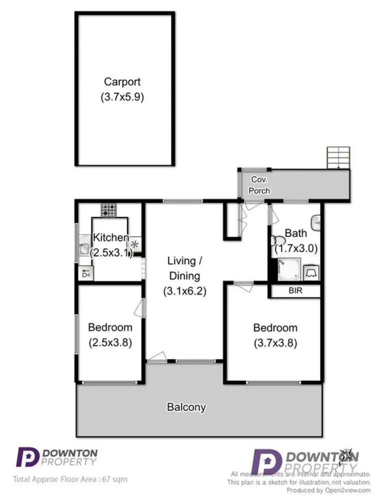 Floorplan of Homely apartment listing, 10/351 Sandy Bay Road, Sandy Bay TAS 7005