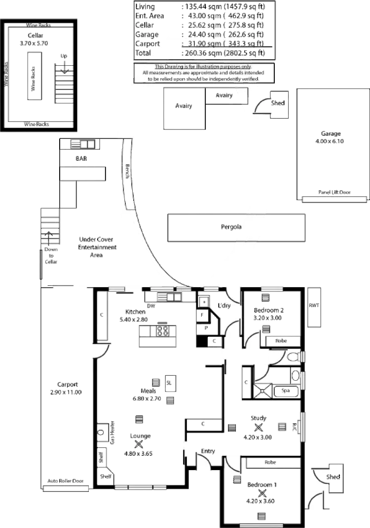 Floorplan of Homely house listing, 11 Veronica Crescent, Lockleys SA 5032