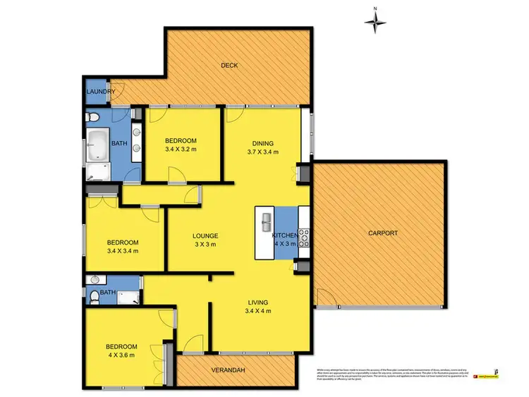 Floorplan of Homely house listing, 4 Seymour Crescent, Apollo Bay VIC 3233