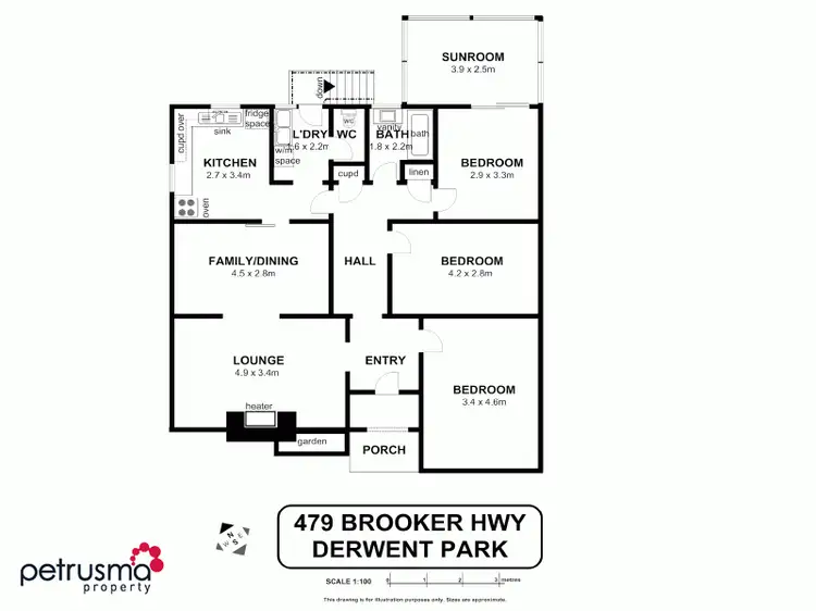Floorplan of Homely house listing, 479 Brooker Highway, Derwent Park TAS 7009