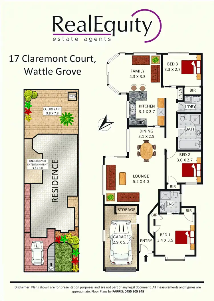 Floorplan of Homely house listing, 17 Claremont Court, Wattle Grove NSW 2173