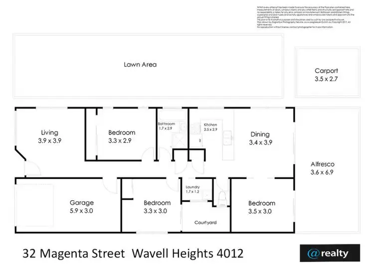 Floorplan of Homely house listing, 32 Magenta, Wavell Heights QLD 4012