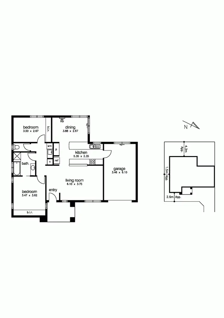 Floorplan of Homely unit listing, 41A Maidstone Street, Altona VIC 3018