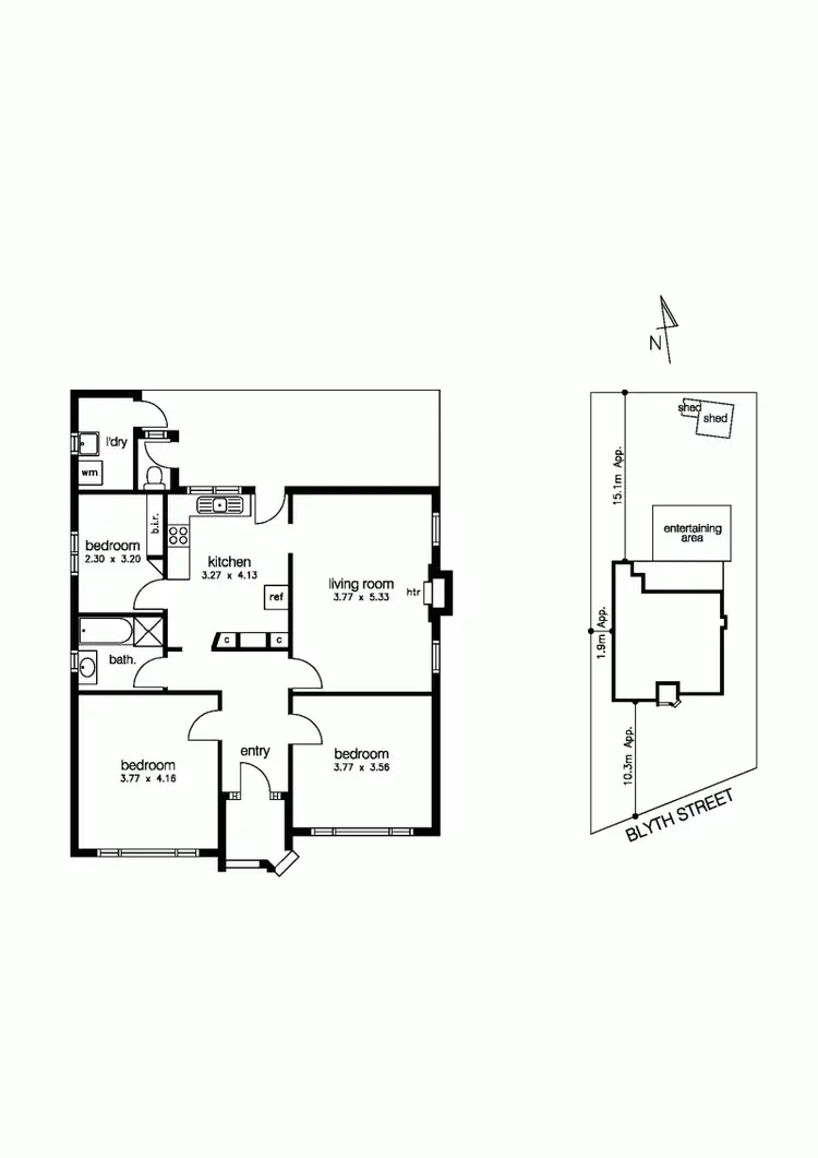 Floorplan of Homely house listing, 121A Blyth St, Altona VIC 3018