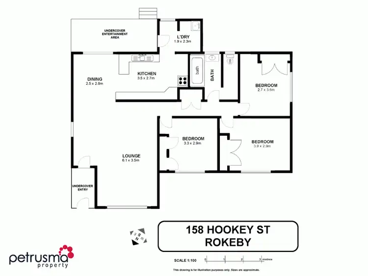Floorplan of Homely house listing, 158 Hookey Street, Rokeby TAS 7019