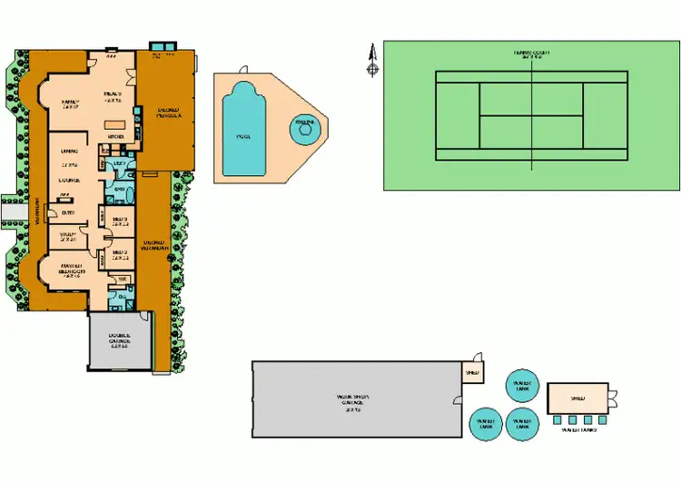 Floorplan of Homely house listing, 13 KING WILLIAM DRIVE, Wallan VIC 3756