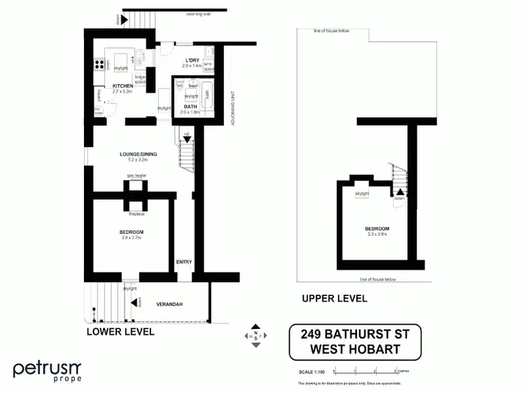 Floorplan of Homely house listing, 249B Bathurst Street, West Hobart TAS 7000