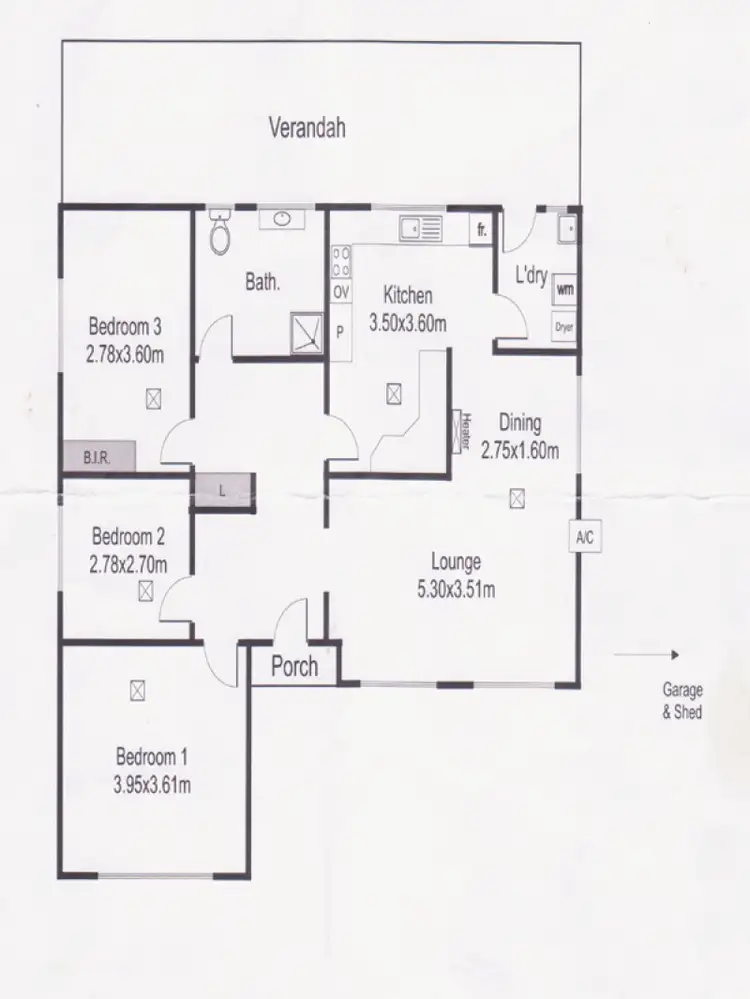 Floorplan of Homely house listing, 8 Michelle Street, Para Hills SA 5096
