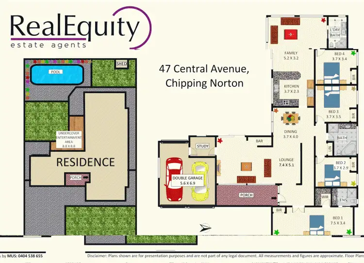 Floorplan of Homely house listing, 47 Central Avenue, Chipping Norton NSW 2170