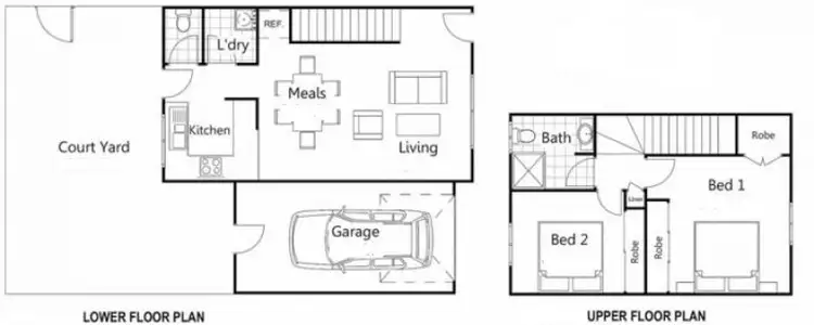 Floorplan of Homely townhouse listing, 19/96 Smith St, Woodridge QLD 4114
