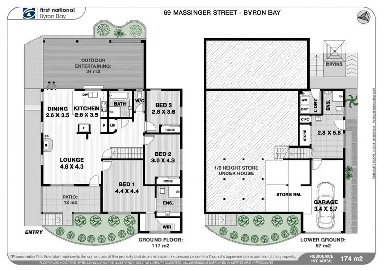 Floorplan of Homely house listing, 69 Massinger Street, Byron Bay NSW 2481