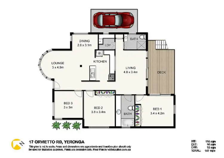 Floorplan of Homely house listing, 17 Orvieto Street, Yeronga QLD 4104