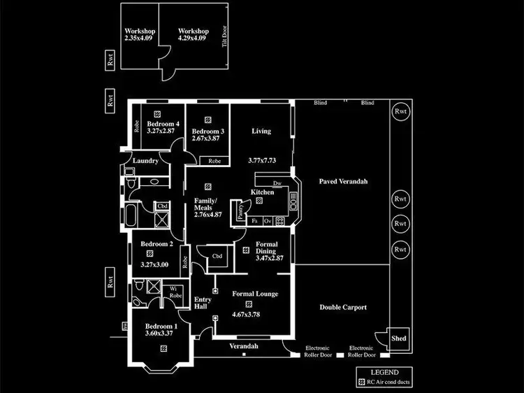 Floorplan of Homely house listing, 8 Nyrang Circuit, Woodcroft SA 5162