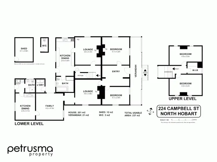 Floorplan of Homely house listing, 224 Campbell Street, North Hobart TAS 7000