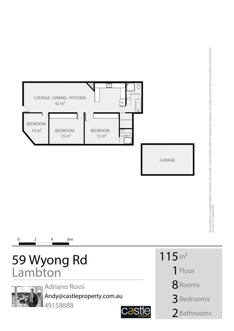 Floorplan of Homely house listing, 59 Wyong Rd, Lambton NSW 2299