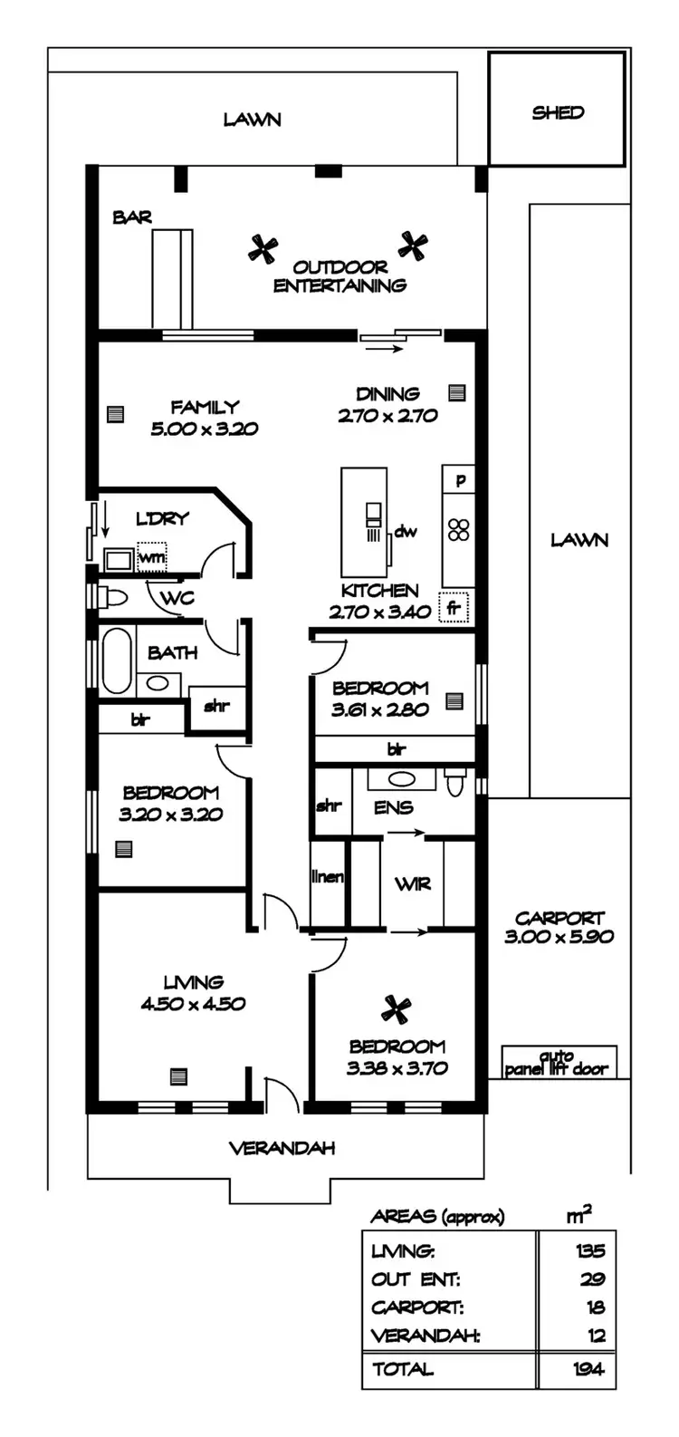 Floorplan of Homely house listing, 52 Wattlebird Drive, Burton SA 5110