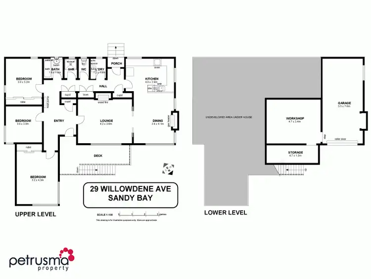 Floorplan of Homely house listing, 29 Willowdene Avenue, Sandy Bay TAS 7005