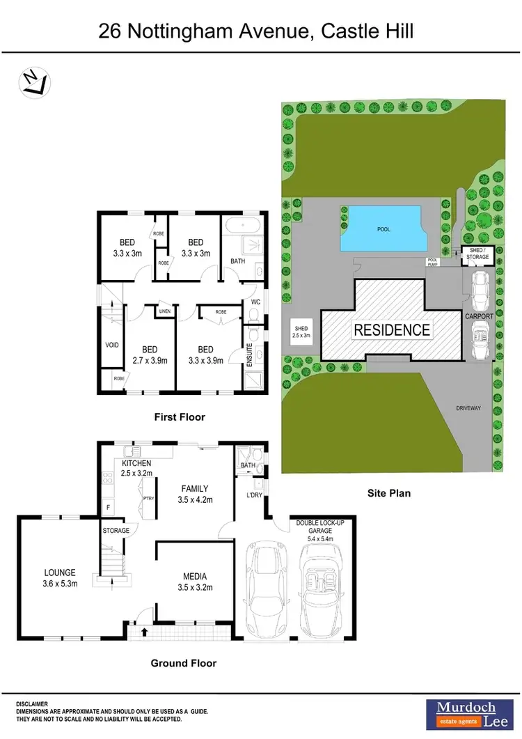 Floorplan of Homely house listing, 26 Nottingham Avenue, Castle Hill NSW 2154