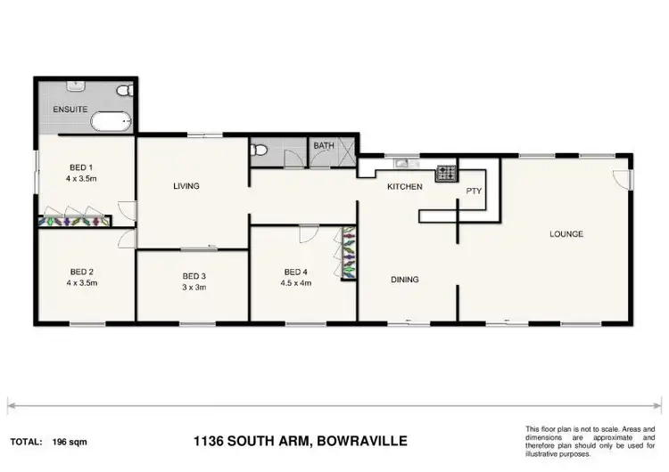 Floorplan of Homely rural property listing, 1136 South Arm Road, Bowraville NSW 2449