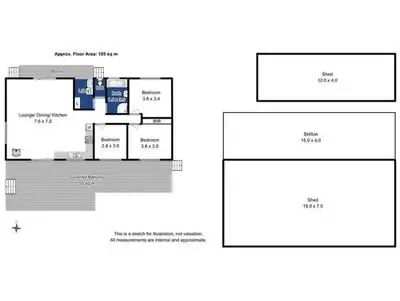 Floorplan of Homely house listing, 1010 Halls Track Road, Pelverata TAS 7150