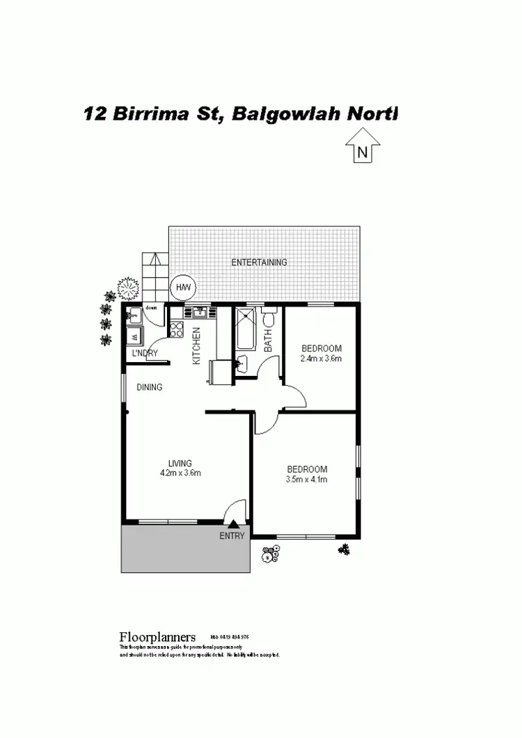 Floorplan of Homely house listing, 12 Birrima Street, North Balgowlah NSW 2093