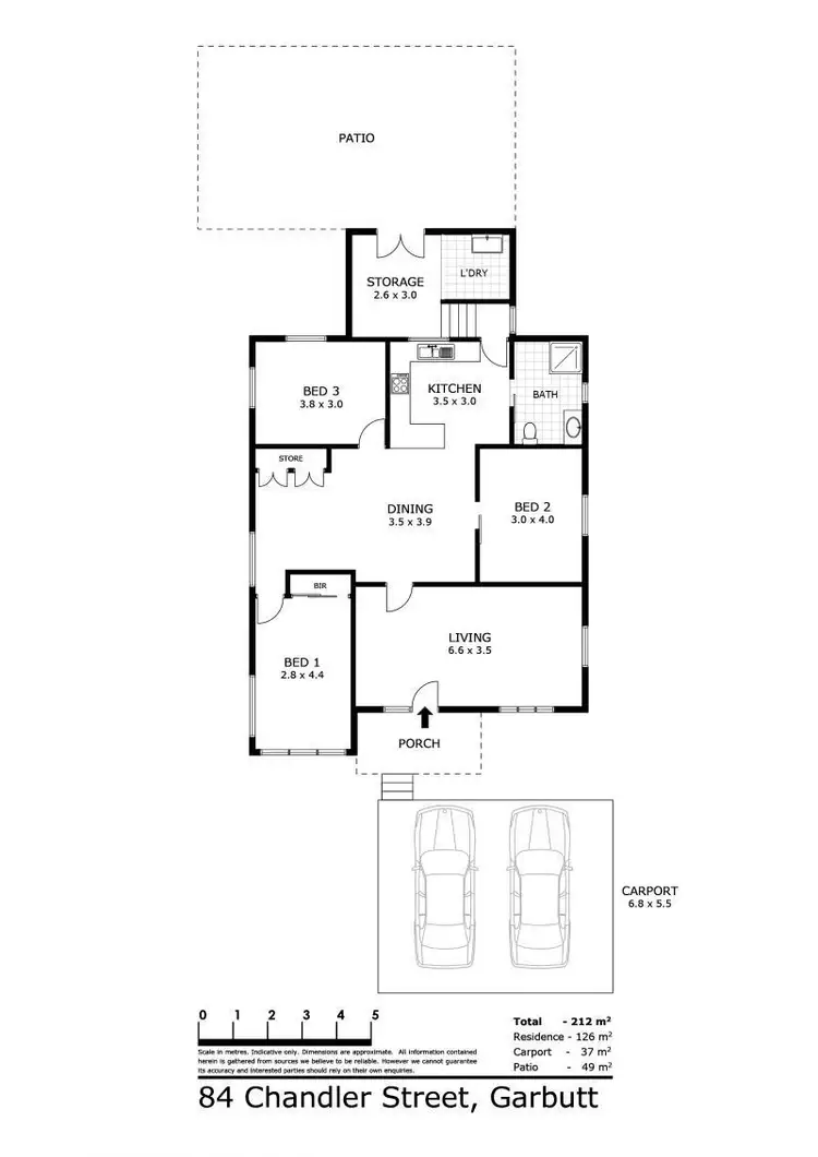 Floorplan of Homely house listing, 84 Chandler Street, Garbutt QLD 4814