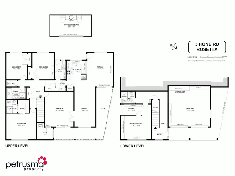 Floorplan of Homely house listing, 5 Hone Road, Rosetta TAS 7010