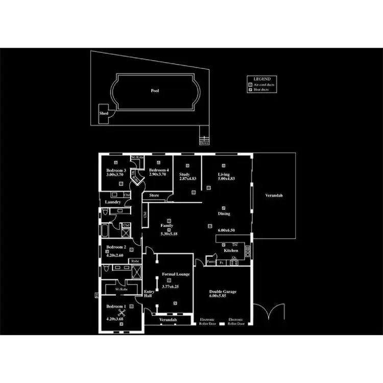 Floorplan of Homely house listing, 5 Sameden Drive, Noarlunga Downs SA 5168