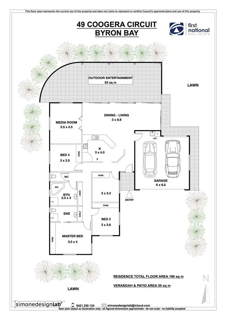 Floorplan of Homely house listing, 49 Coogera Circuit, Suffolk Park NSW 2481