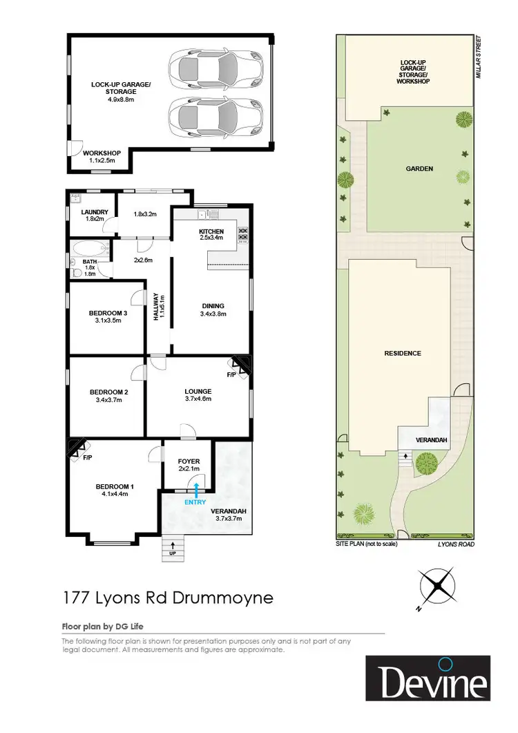 Floorplan of Homely house listing, 177 Lyons Road, Drummoyne NSW 2047