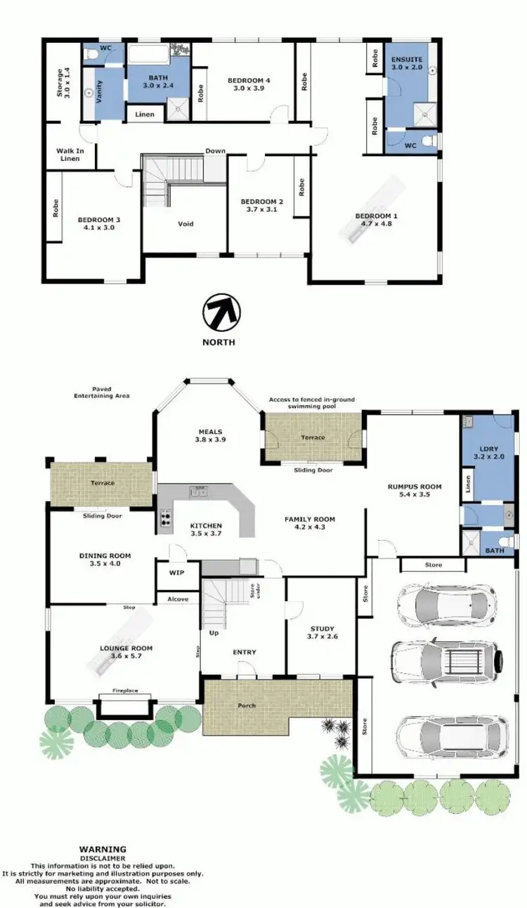 Floorplan of Homely house listing, 4 Brolga Way, West Pennant Hills NSW 2125