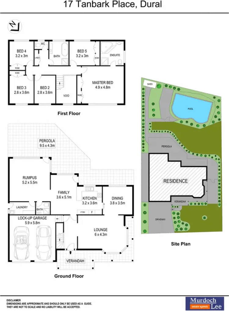 Floorplan of Homely house listing, 17 Tanbark Place, Dural NSW 2158