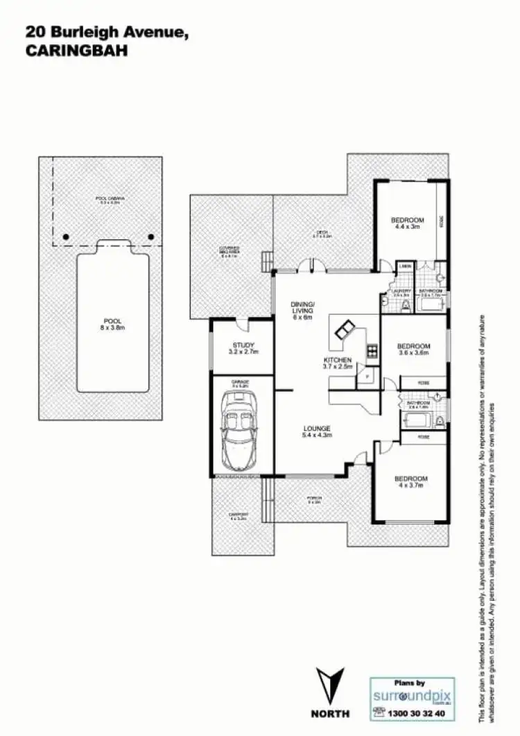 Floorplan of Homely house listing, 20 Burleigh Avenue, Caringbah NSW 2229