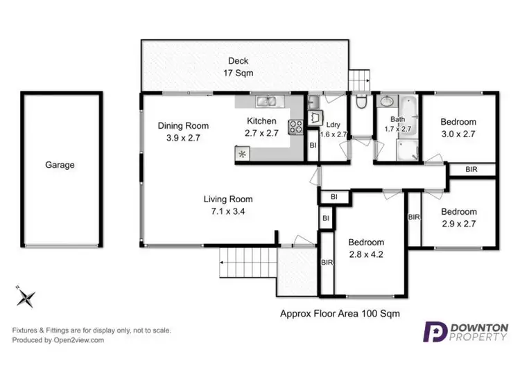Floorplan of Homely villa listing, 2/66 Ripley Road, West Moonah TAS 7009