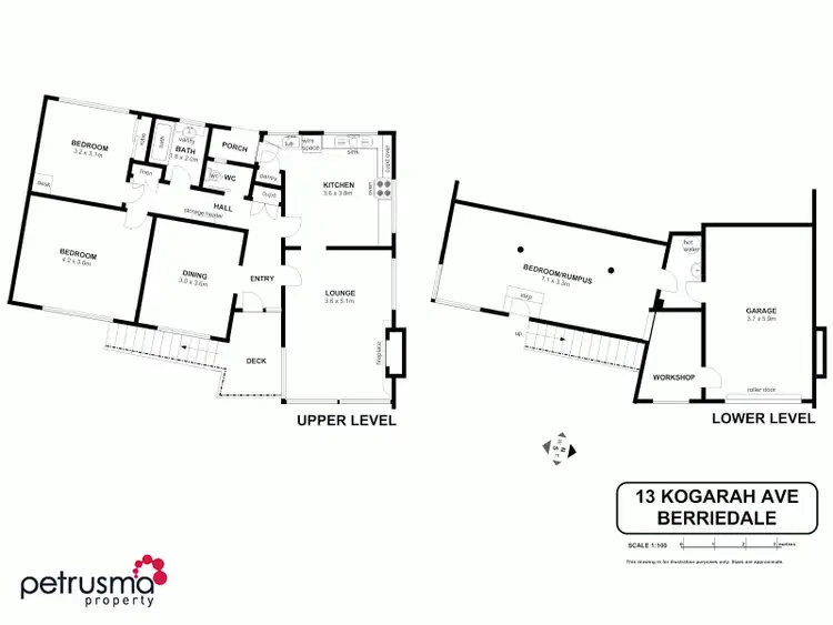 Floorplan of Homely house listing, 13 Kogarah Avenue, Berriedale TAS 7011